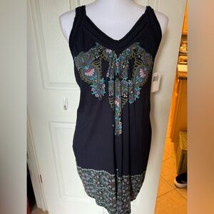 Buffalo navy sundress or cover up. Brand new. L